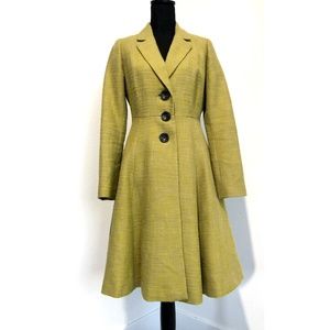 Boden Vintage Lime Green Coat